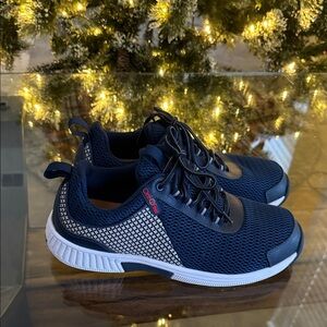 Orthofeet Navy Athletic Shoes